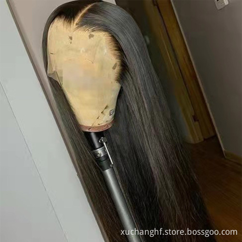 Transparent 28 30 32 inch HD lace front human hair wigs,cuticle aligned long inch straight 360 Lace Front Wig Vendors